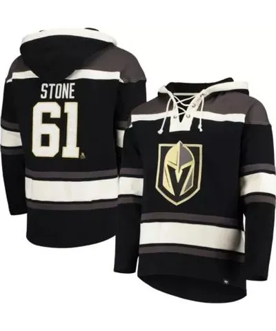 '47 Men's NHL Mark Vegas Golden Knights Player Name & Number Lacer Pullover Hoodie