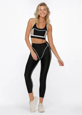 Accentuate Phone Pocket Ankle Biter Leggings | Black | Tights and Leggings | Lorna Jane New Zealand