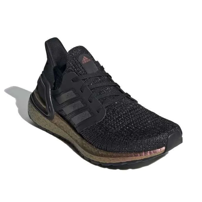 Adidas Kids Junior Ultraboost 20 Running Shoes – Core Black / Grey Five / Signal Pink