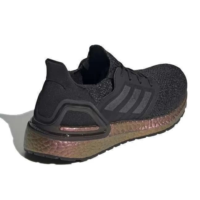 Adidas Kids Junior Ultraboost 20 Running Shoes – Core Black / Grey Five / Signal Pink