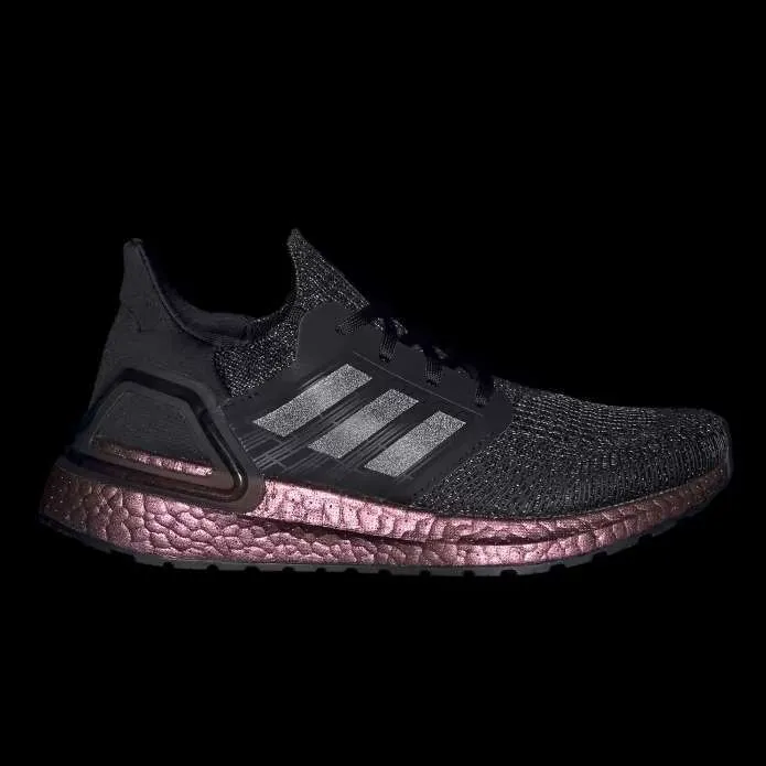 Adidas Kids Junior Ultraboost 20 Running Shoes – Core Black / Grey Five / Signal Pink