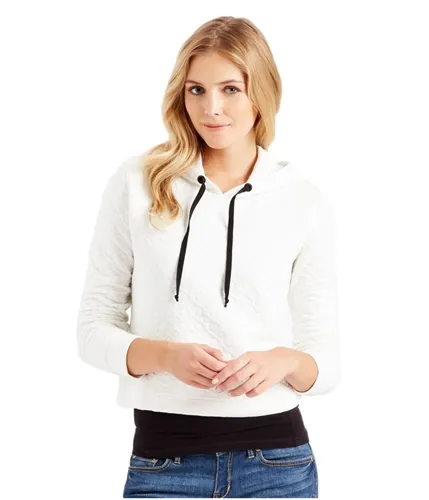 Aeropostale Womens Circle Crop Hoodie Sweatshirt