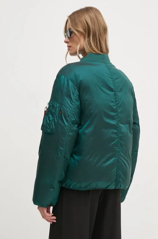 Alpha Industries jacket women's turquoise color 148004