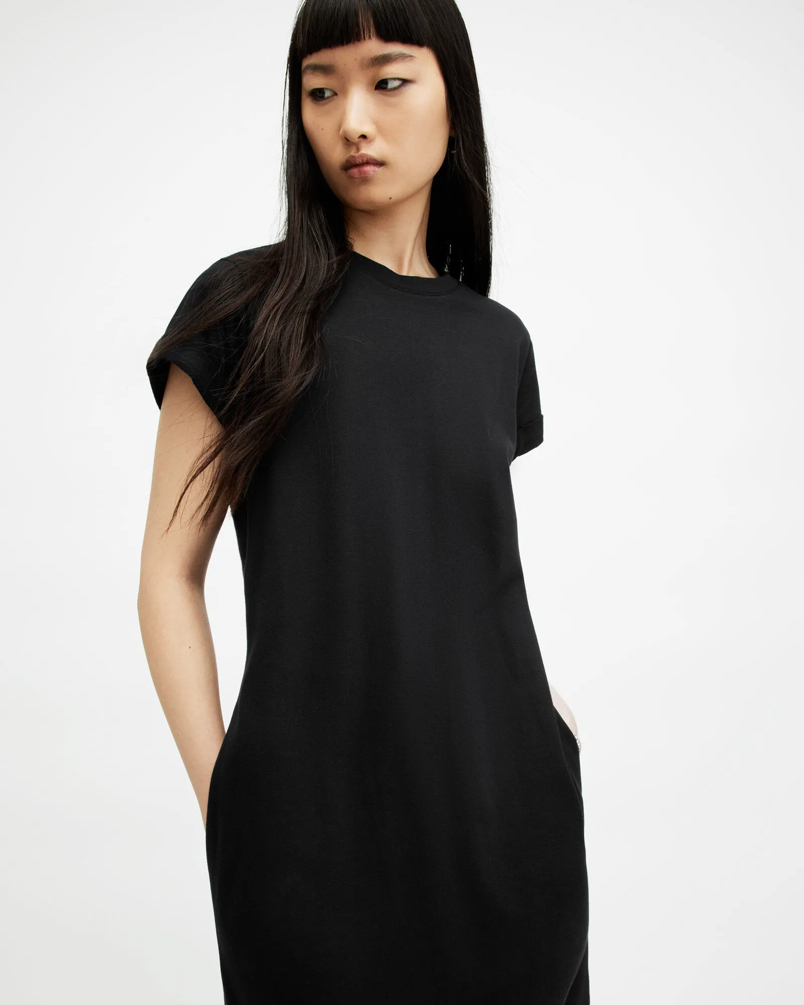 Anna Crew Neck Short Sleeve Maxi Dress