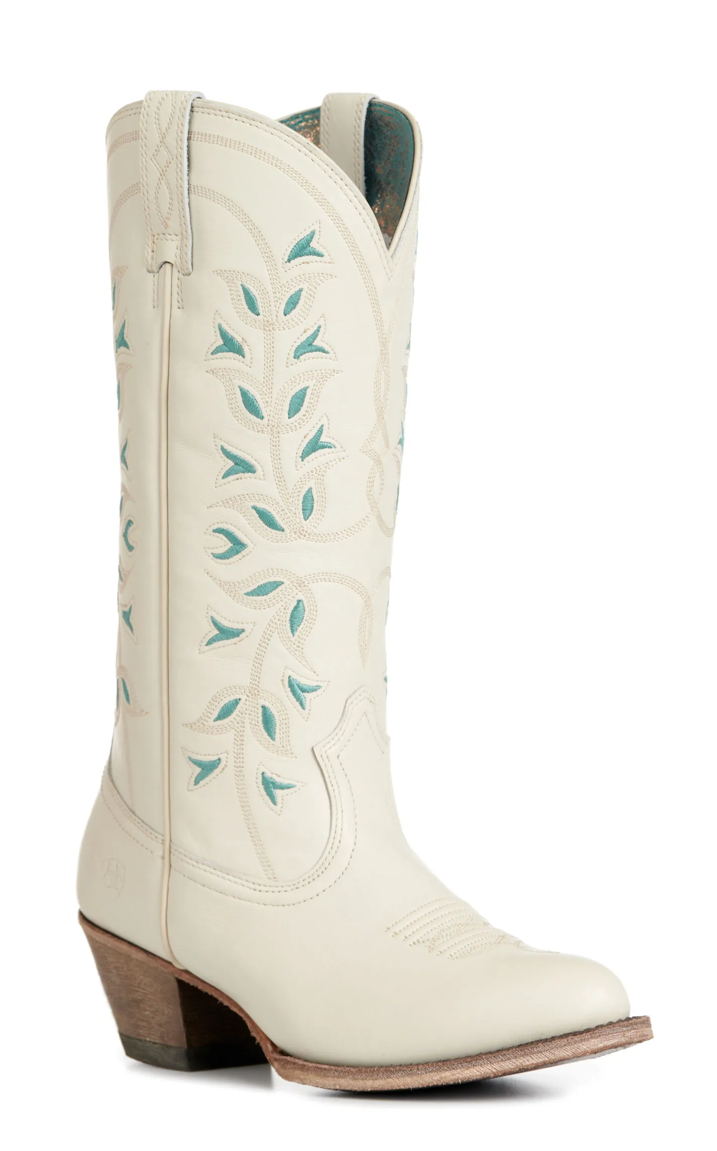 Ariat Women's Desert Holly Cream Round Toe Cowboy Boots