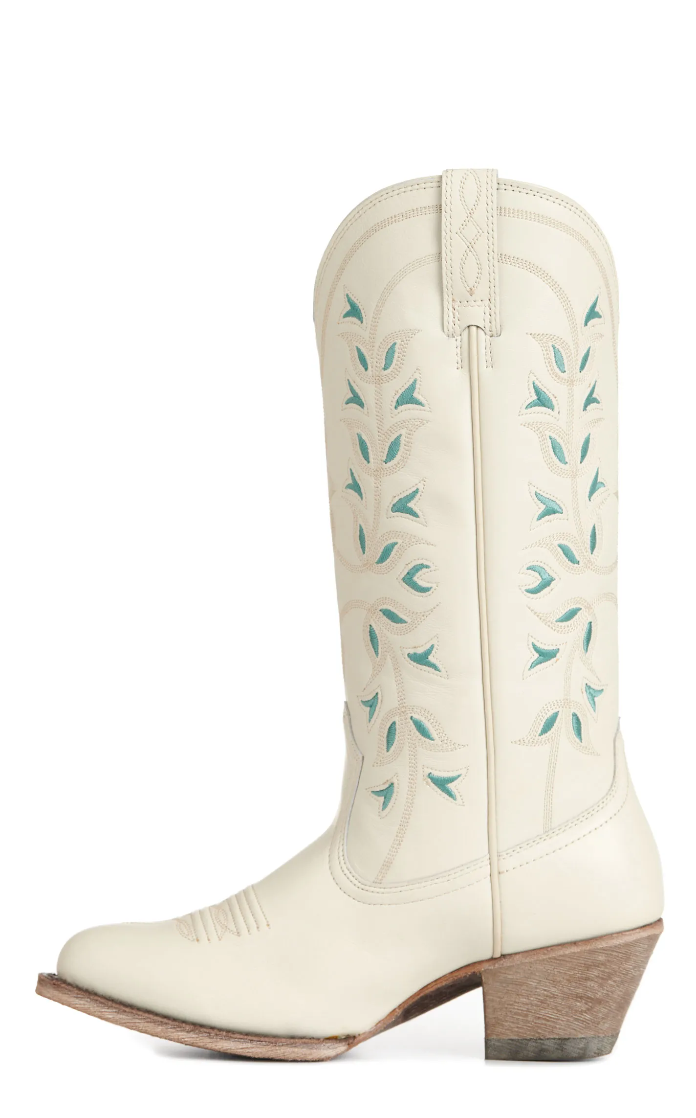 Ariat Women's Desert Holly Cream Round Toe Cowboy Boots