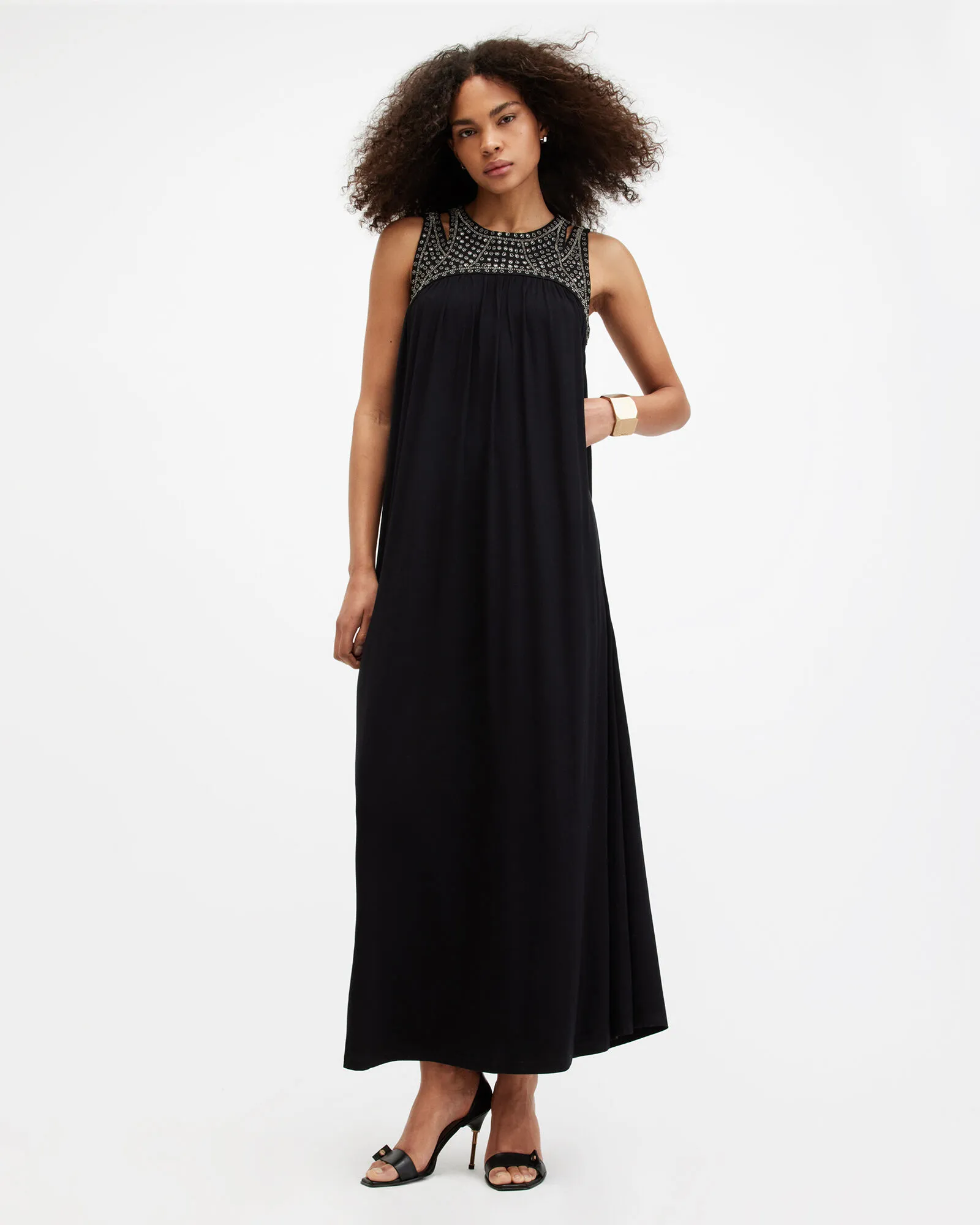 Arizona Embellished Cut-Out Maxi Dress