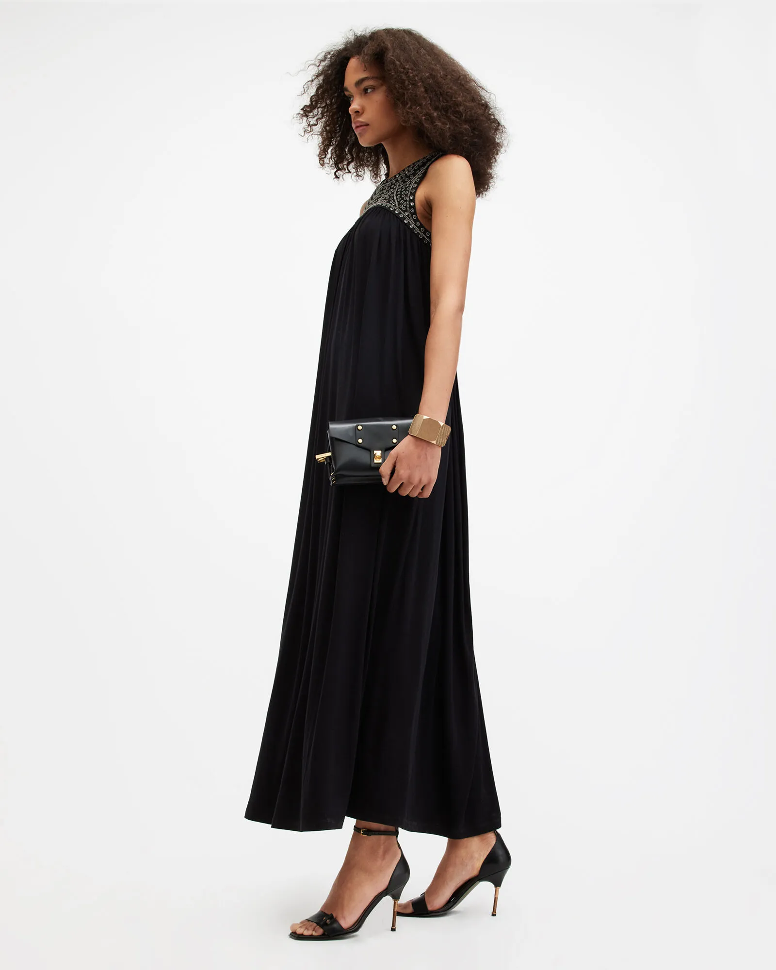 Arizona Embellished Cut-Out Maxi Dress