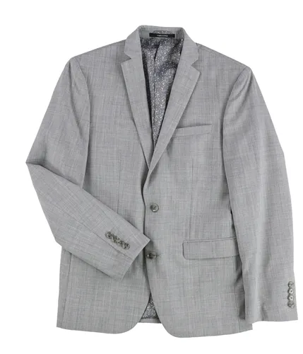 Bar Iii Mens Heathered Two Button Blazer Jacket