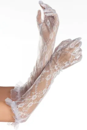 Be Wicked Elbow Length Lace Gloves