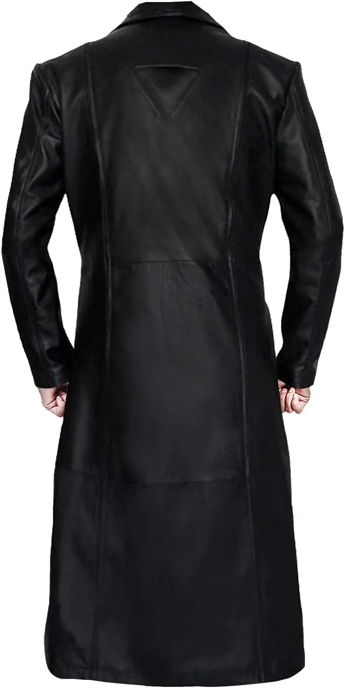 Blade Wesley Snipes Trench Leather Coat Costume - Famous Jackets