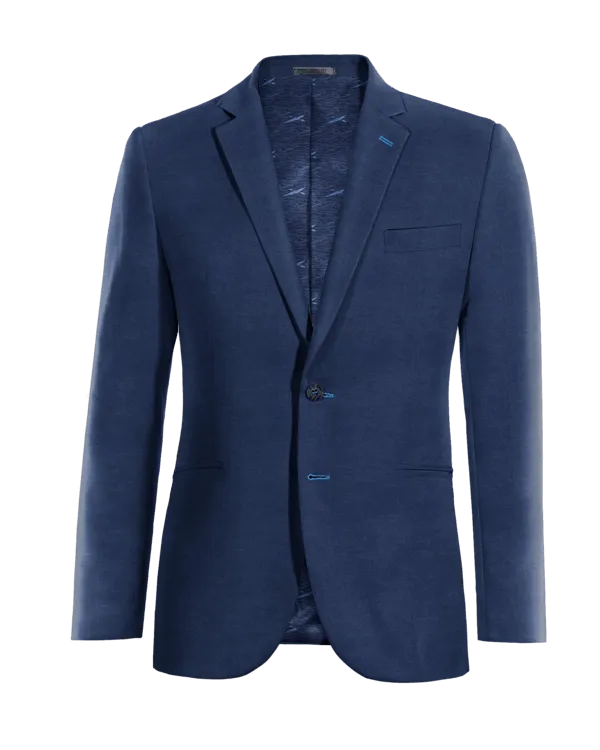  Blazer azul marino de lino edición limitada