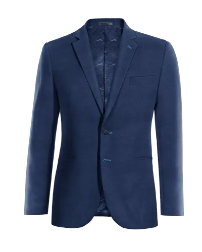  Blazer azul marino de lino edición limitada