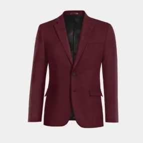  Blazer burdeos de entretiempo