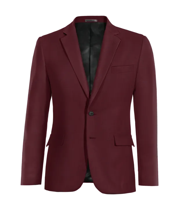  Blazer burdeos de entretiempo