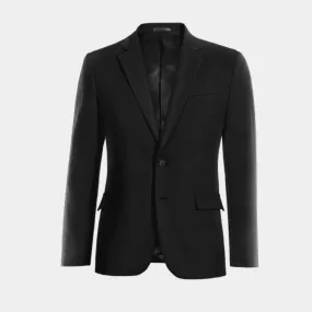  Blazer negra elástica de entretiempo