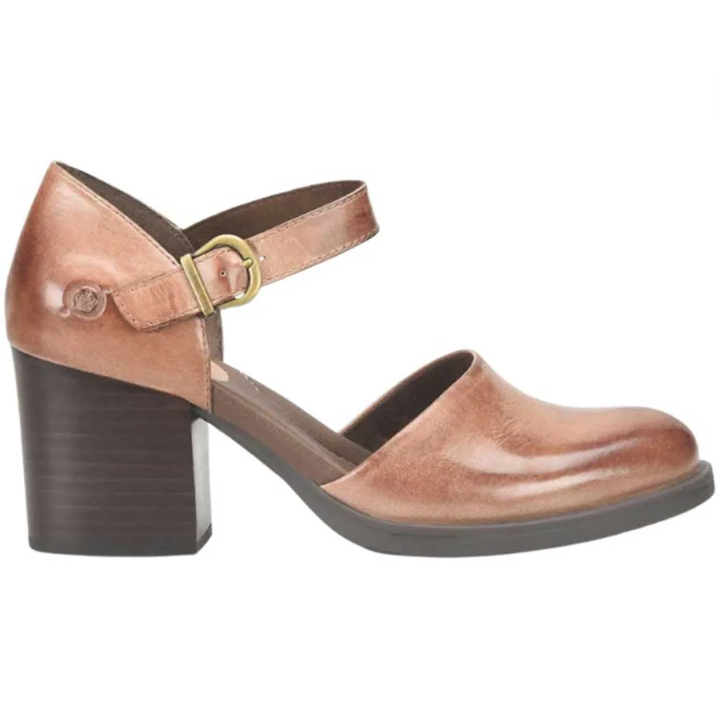 Born Haida Closed Toe Heel Brown (Women's)