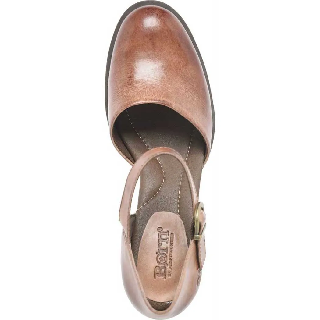 Born Haida Closed Toe Heel Brown (Women's)