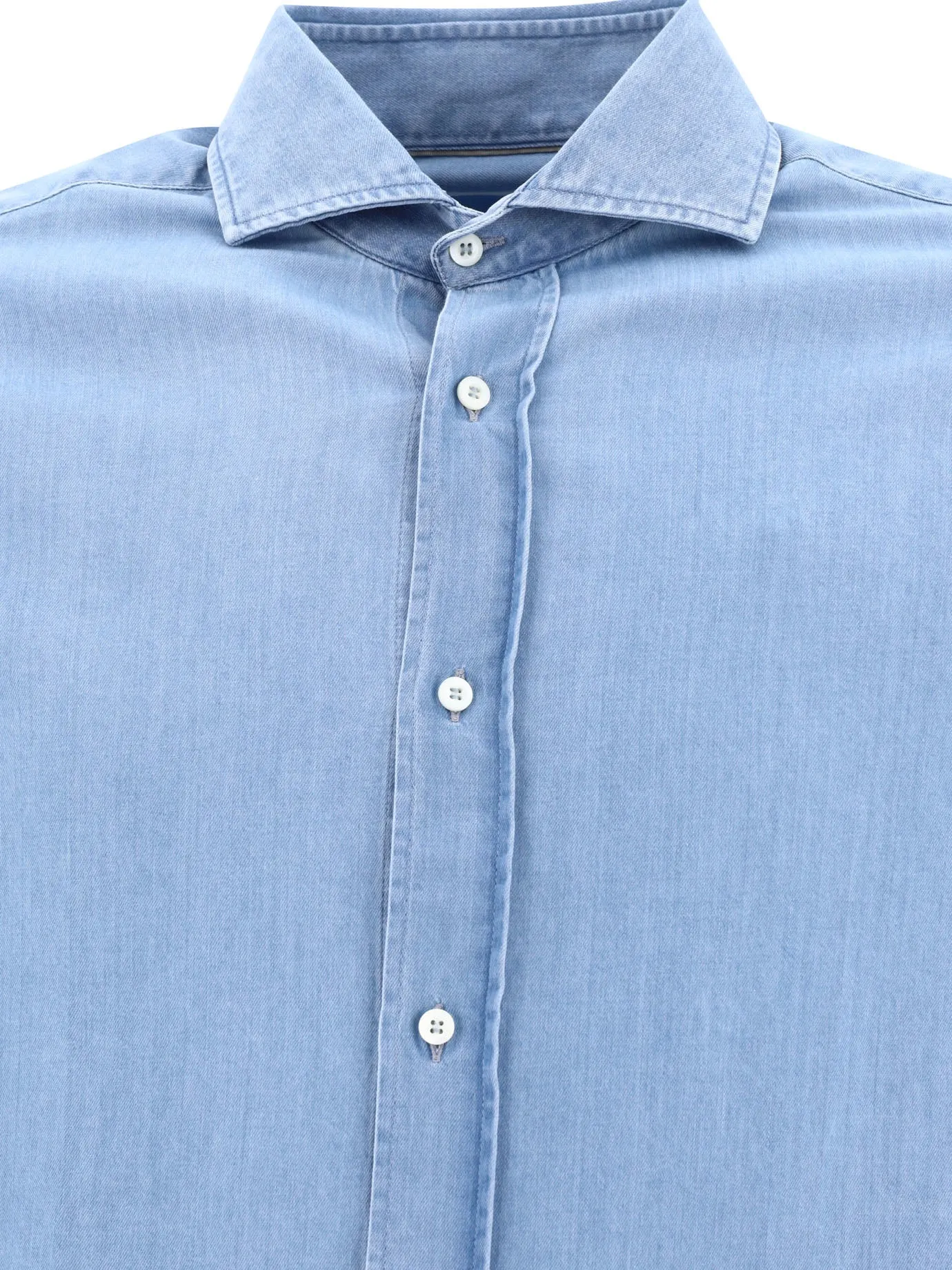 BRUNELLO CUCINELLI Blue Long Tops for Men from the 2024 Collection