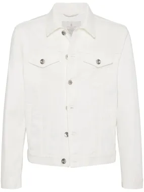 BRUNELLO CUCINELLI White Men's 2024 Spring/Summer Jacket