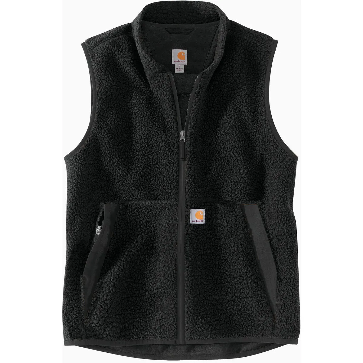 Carhartt Carhartt Men's 2XL Regular Black Fleece Vest, Relaxed Fit