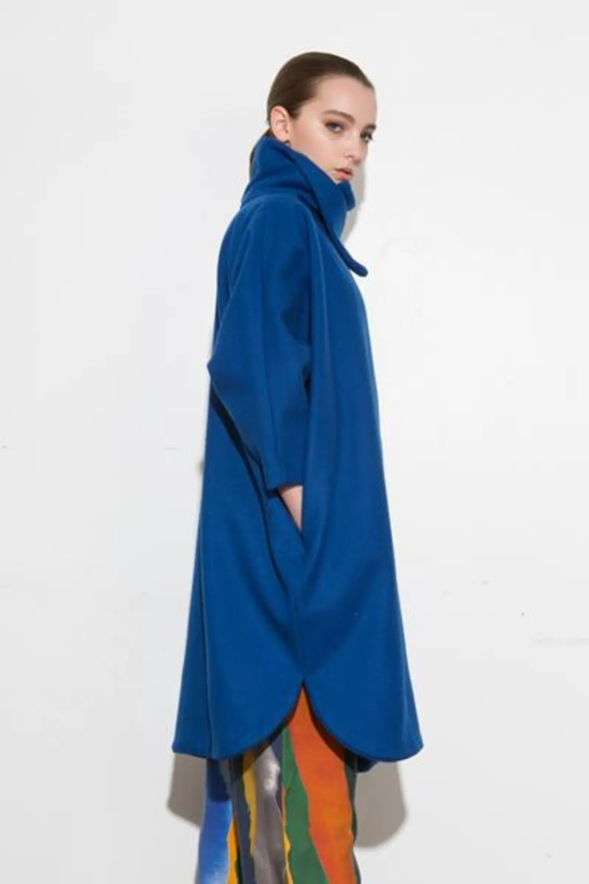 Carol Coat - Blue