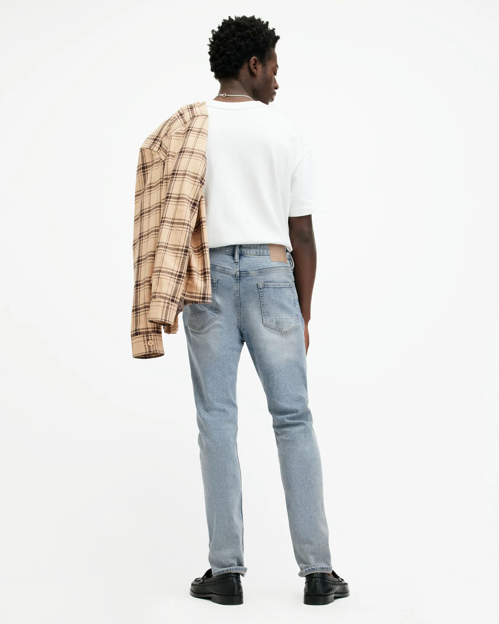 Cigarette Skinny Fit Denim Jeans