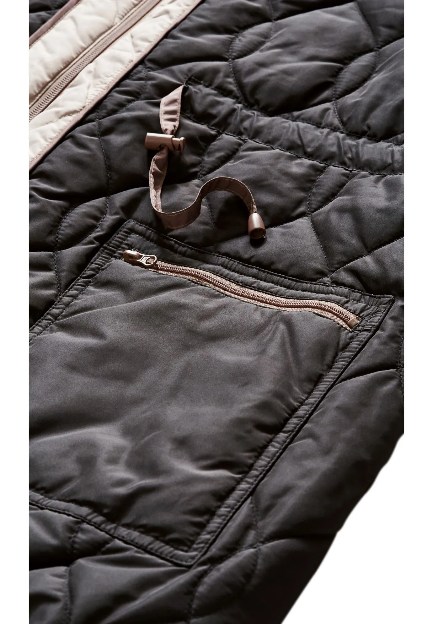 Clio Quilt Padded Hooded Neck Coat