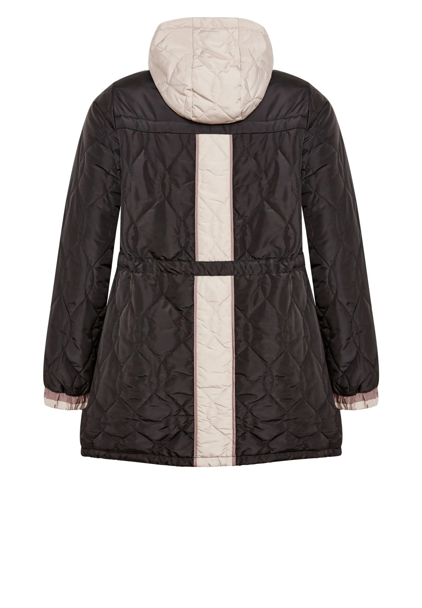 Clio Quilt Padded Hooded Neck Coat