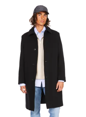 CLOSED  Solid coat - Black