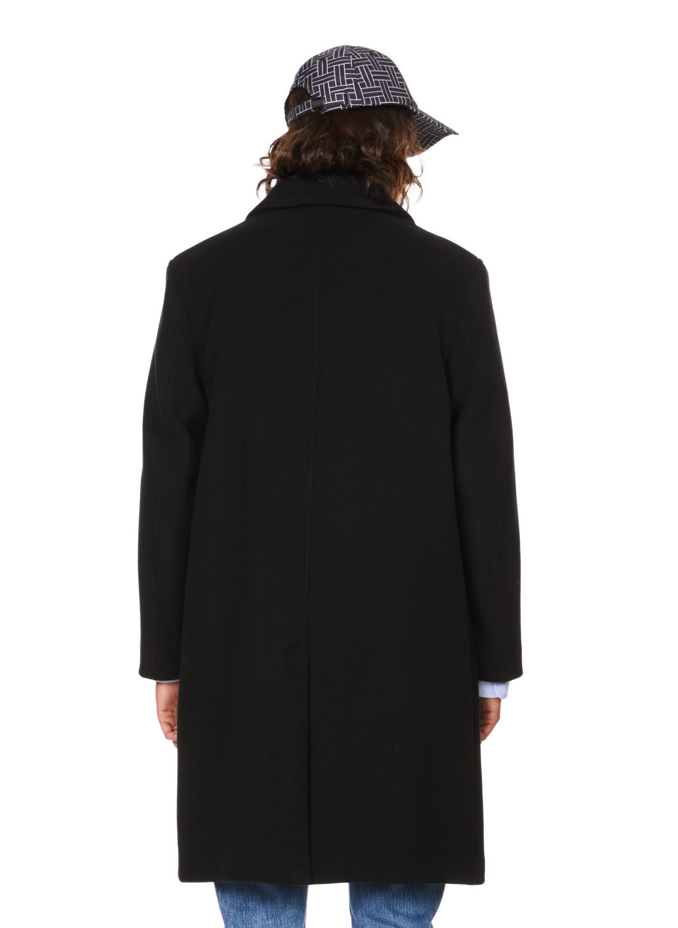 CLOSED  Solid coat - Black