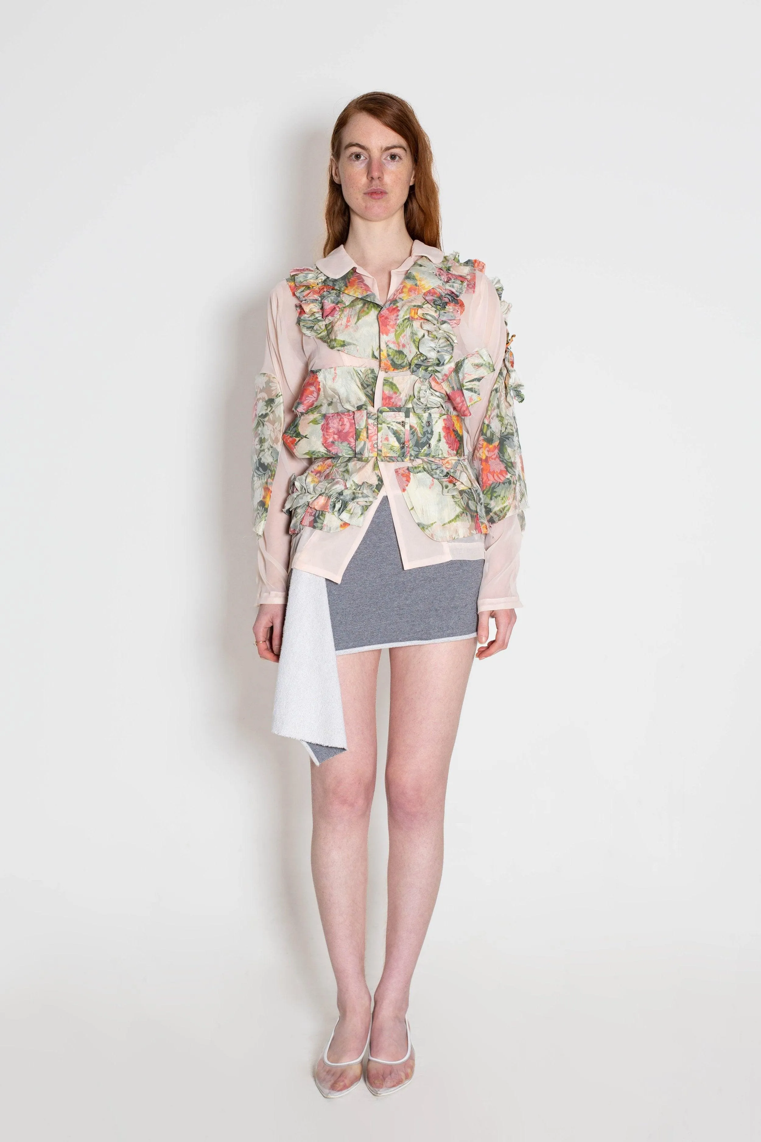 Comme Des Garons Floral Blazer