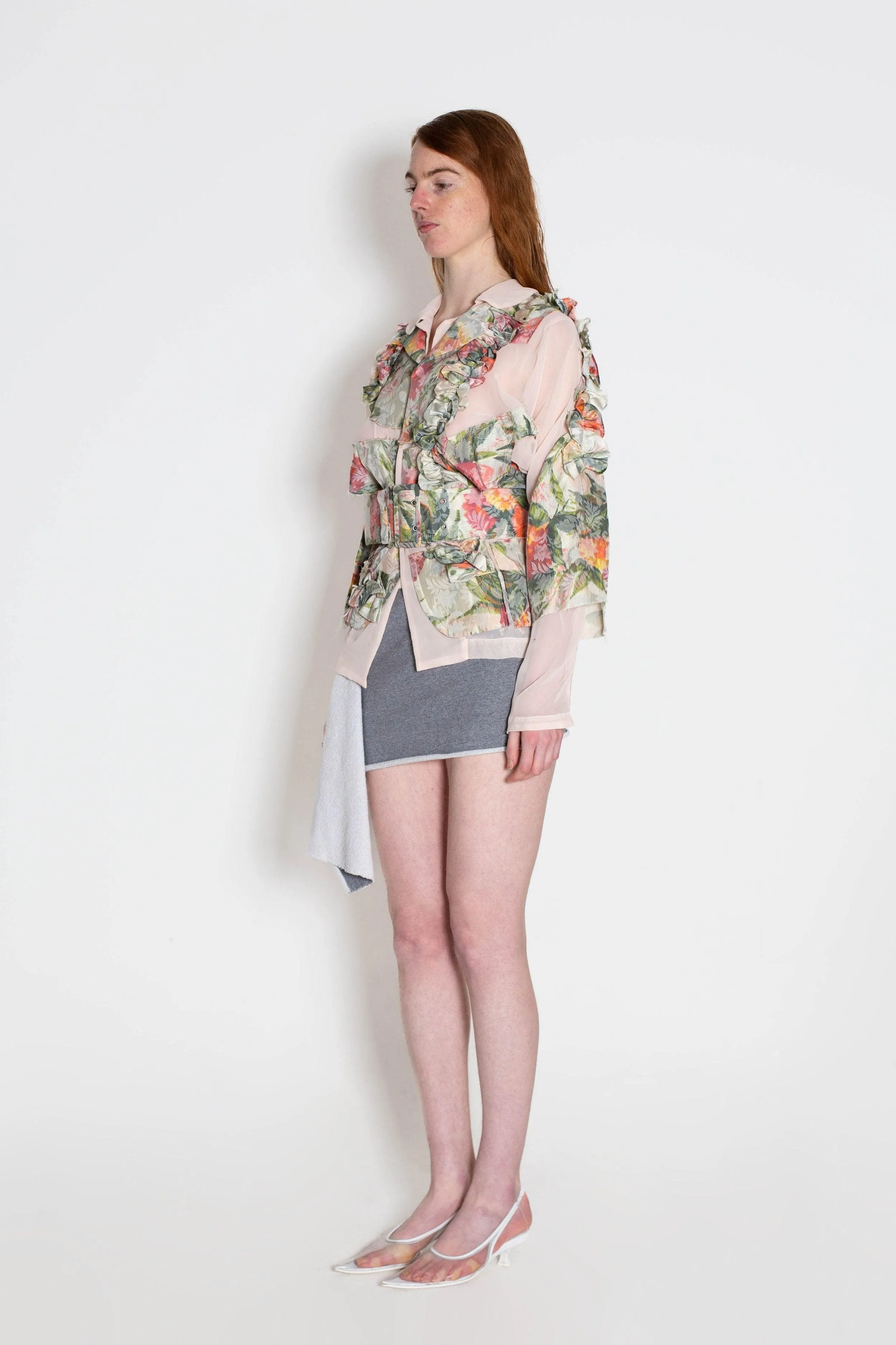 Comme Des Garons Floral Blazer