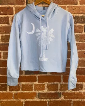 Cropped Palmetto Tree Hoody for Women