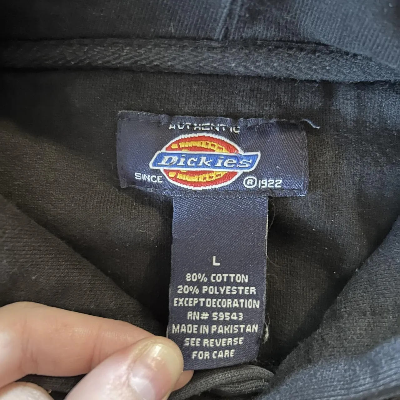 Dickies Men's Black Hoodie