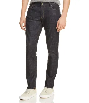 Double Eleven Mens Dark Straight Leg Jeans