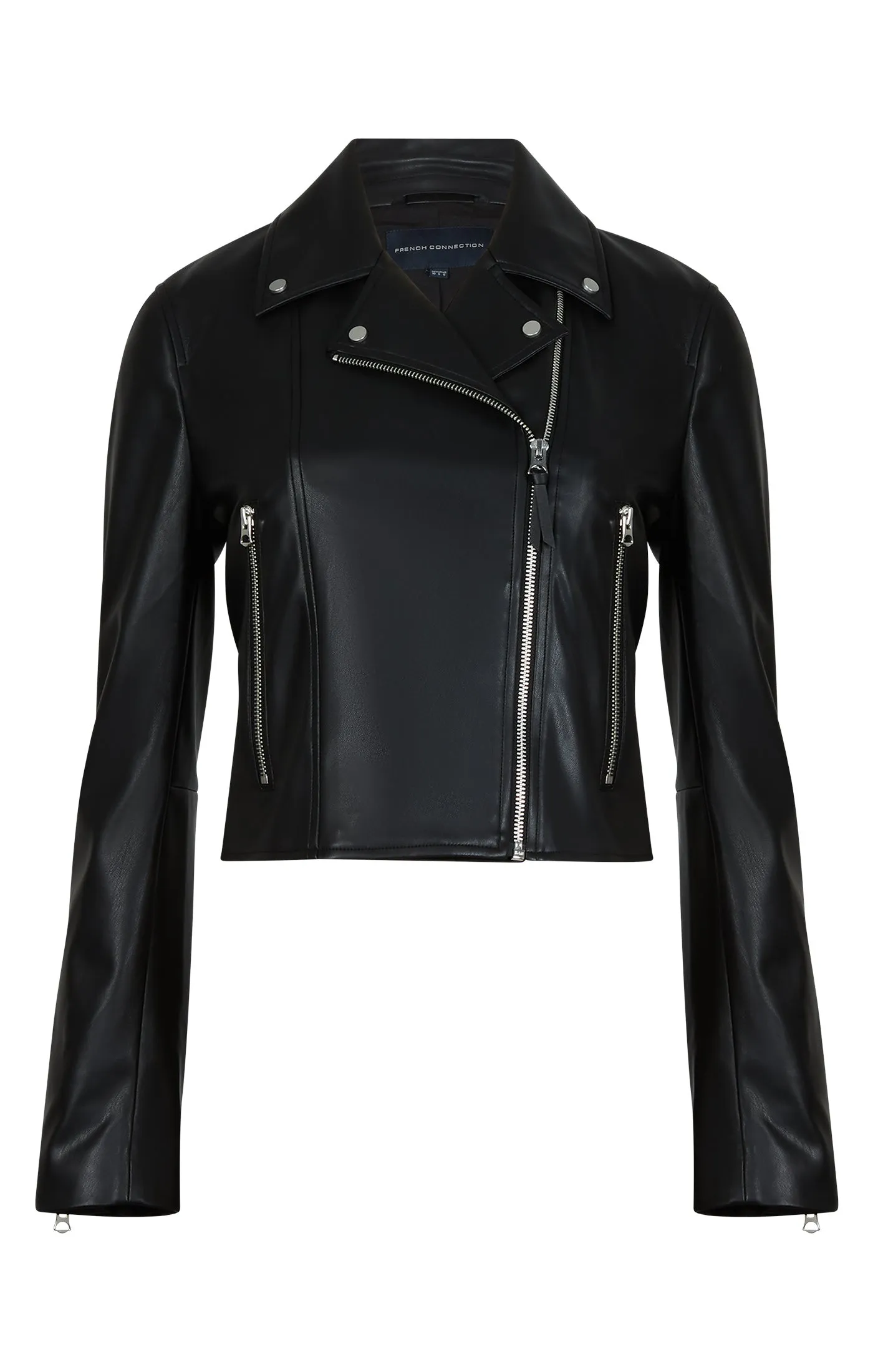 Etta PU Faux Leather Biker Jacket