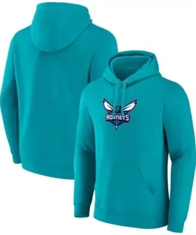 Fanatics Men's NBA Fanatics Charlotte Hornets Primary Logo Pullover Hoodie