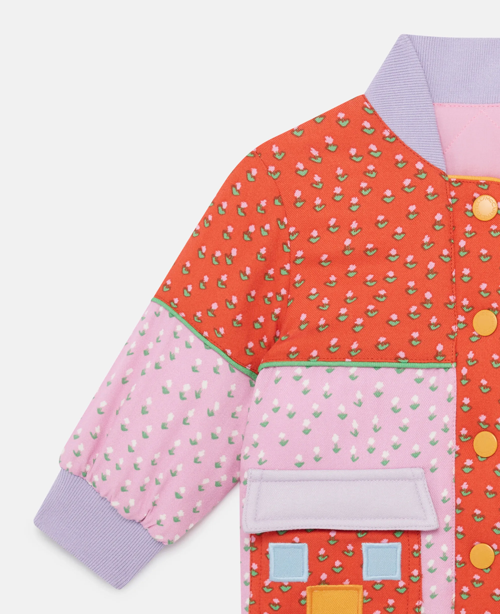 Farmyard Appliqué Patchwork Coat