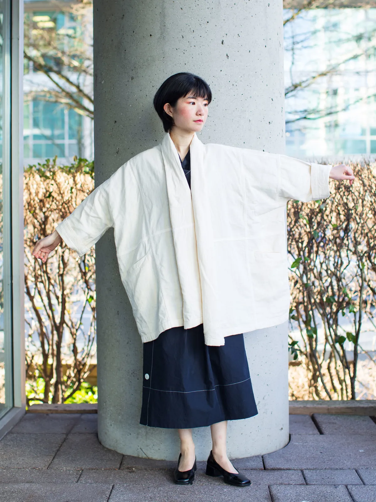 Haori Coat - Kinari