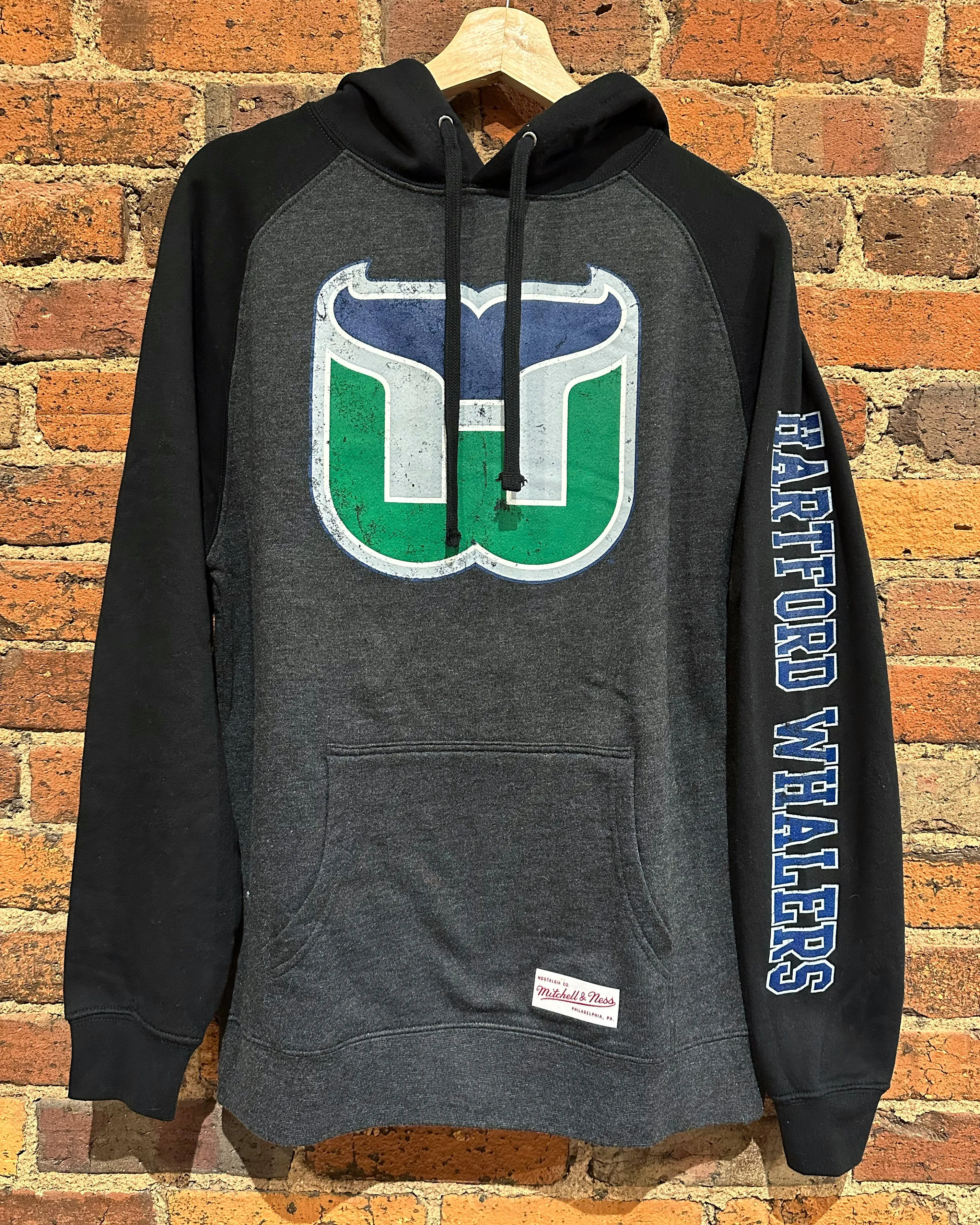 Hartford Whalers Hoodie - Mitchell and Ness