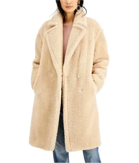 I-N-C Womens Fuzzy Coat