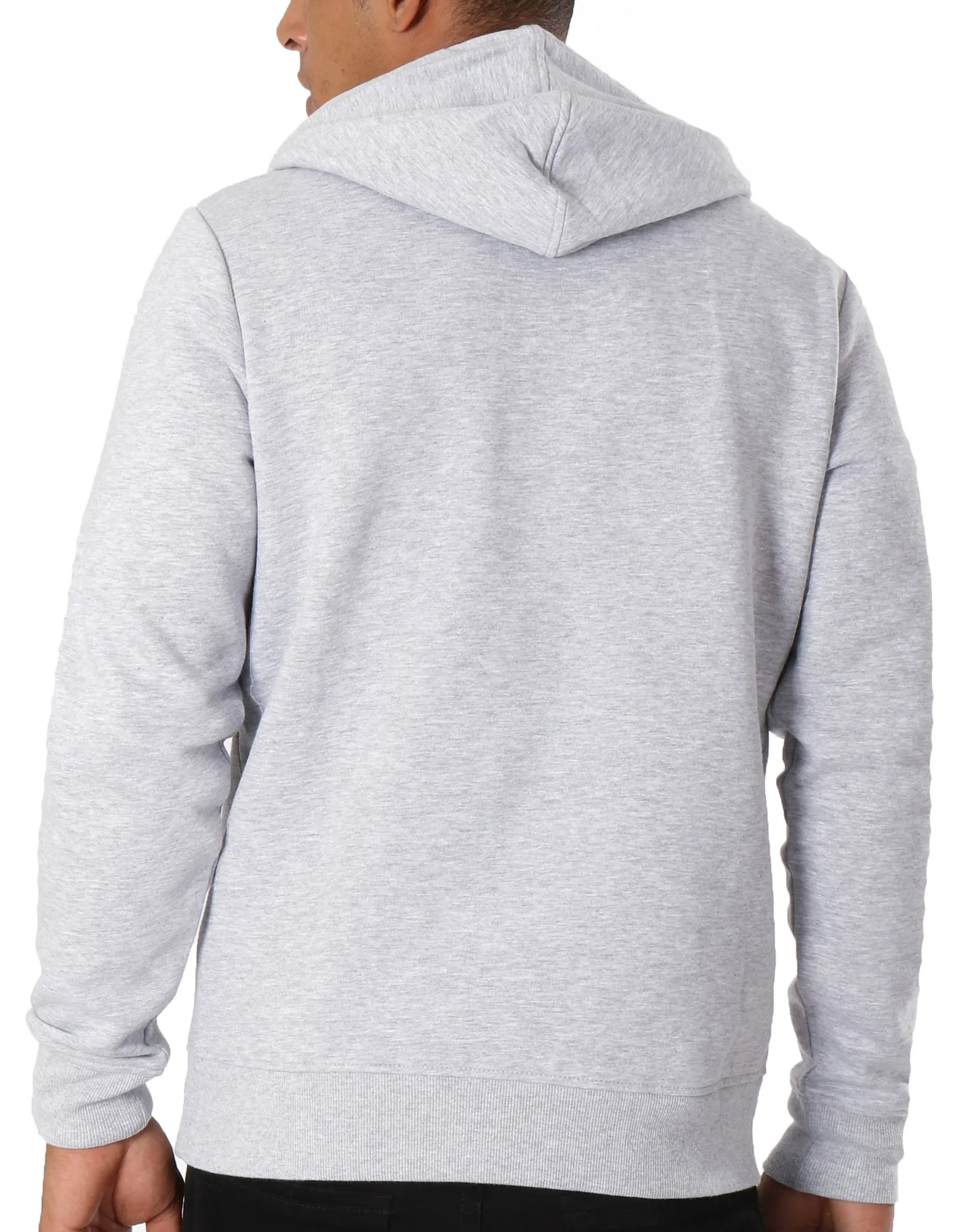 Jack & Jones Core Block Overhead Hoodie Light Grey