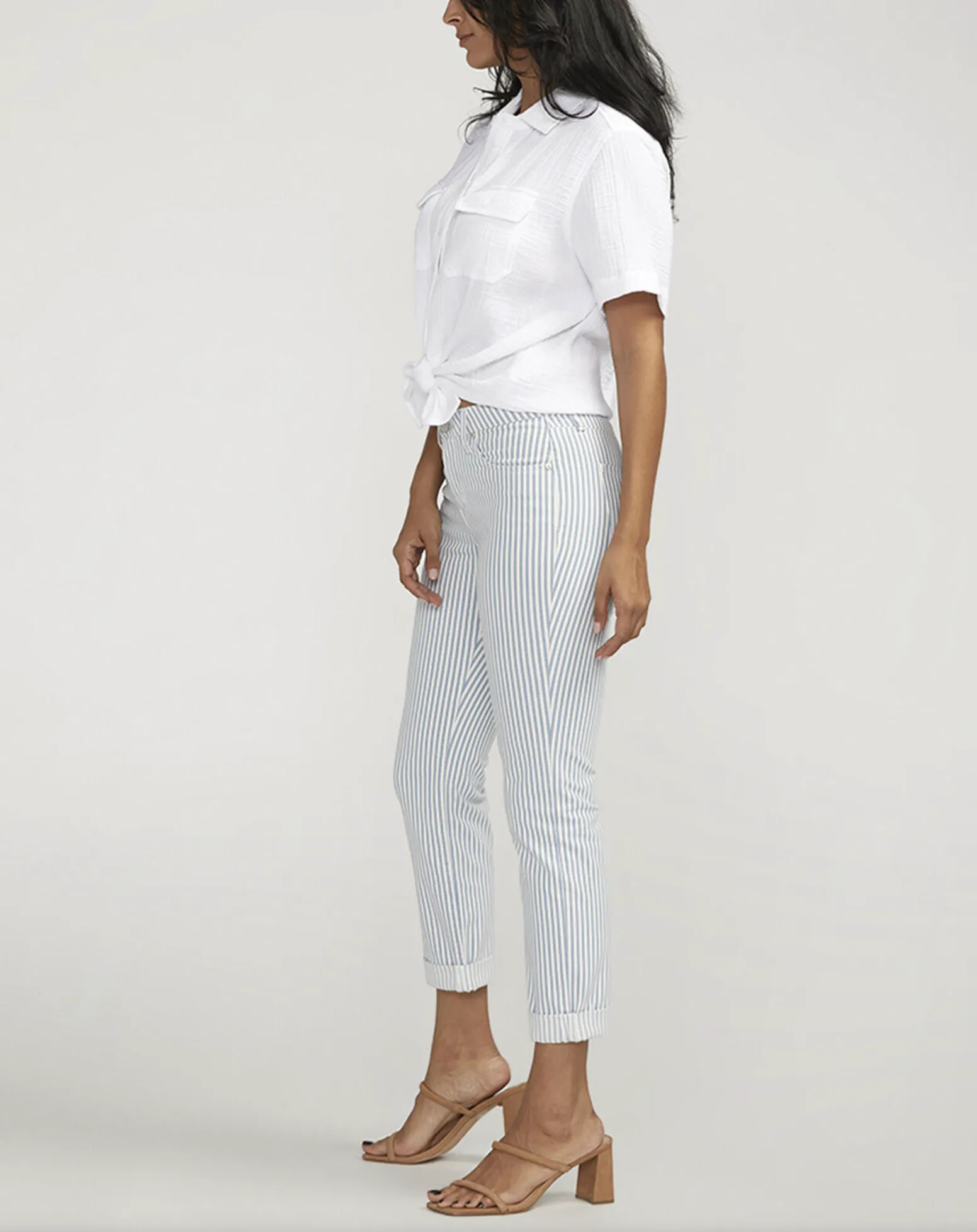 Jag Carter girlfriend jeans, railroad stripe