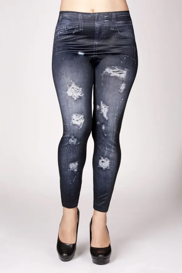 Jeans Print Leggings