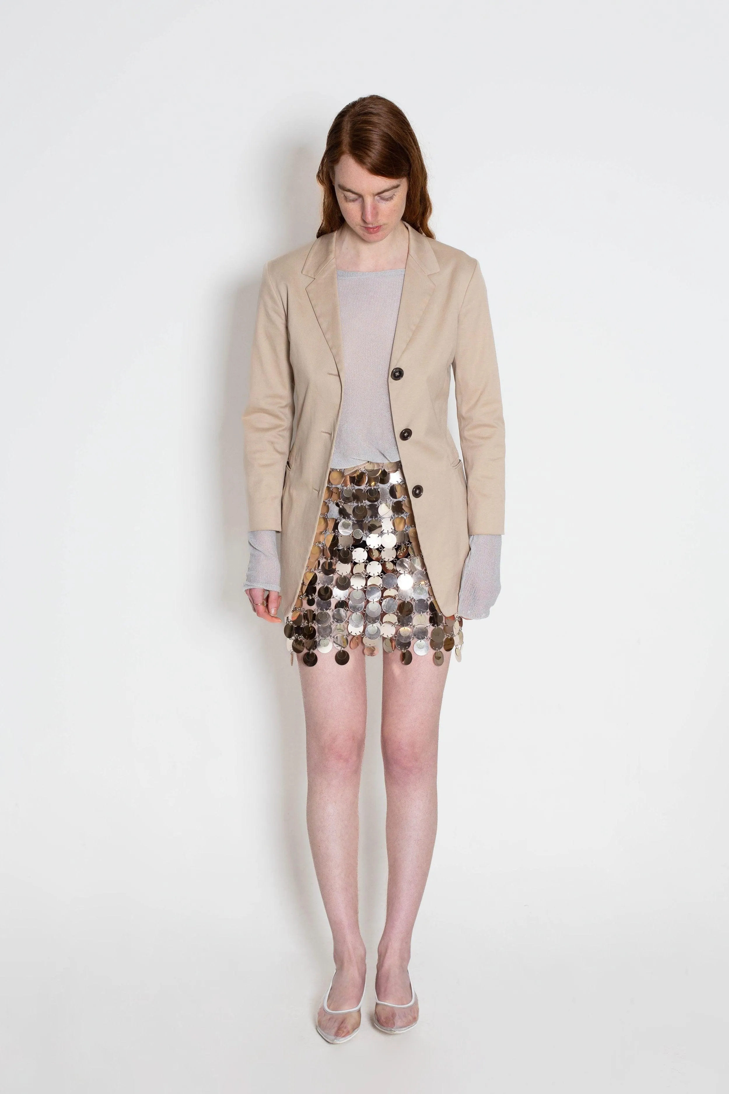 Jil Sander Medium Length Beige Blazer