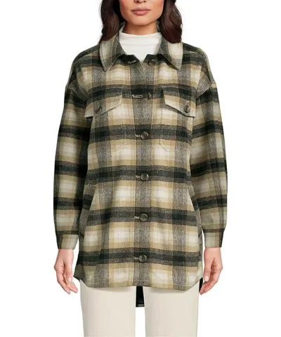 Lands' End Women's Menswear Shirt Jacket