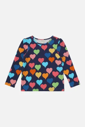 Love Heart Kids LS Tee