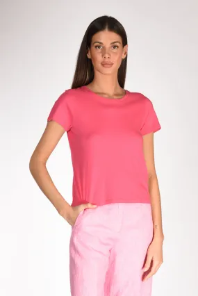 Majestic Filatures Paris Tshirt M. Corta Fucsia Donna