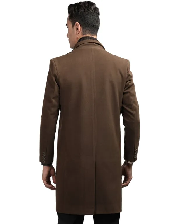 Men Coat Brunette Color